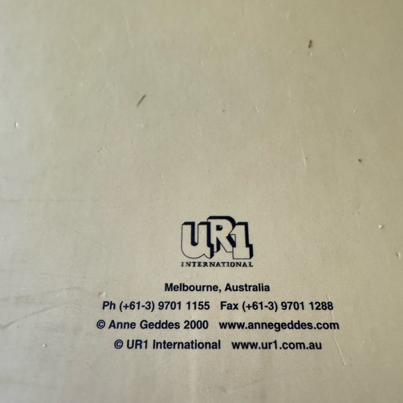 🦄🌸Rare! Anne Geddes Pansies Photo Box w/ Dividers🌸 - Picture 15 of 15